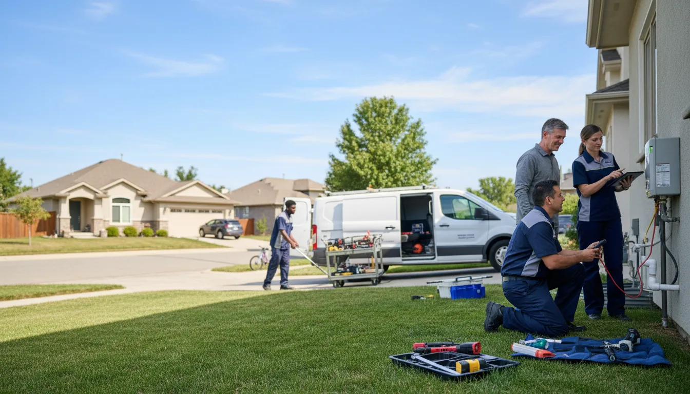 Tankless water heater service in East Springfield, PA
